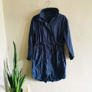 Everlane City Anorak Jacket in Navy